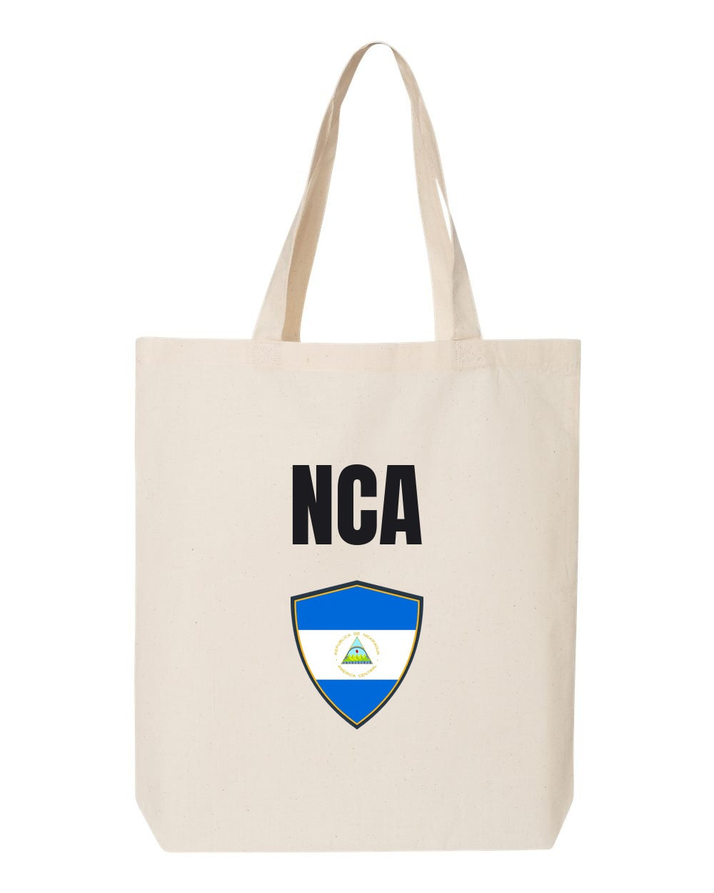 Nicaragua Soccer Tote Bag — National Crest Badge | NYC Factory