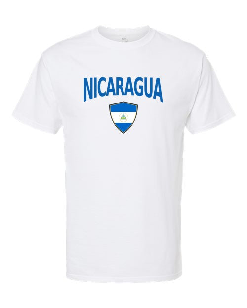 Nicaragua Arched Crest Soccer Tee — NYC Factory