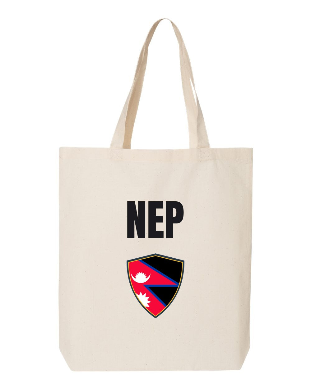Nepal Soccer Tote Bag — National Crest Badge | NYC Factory