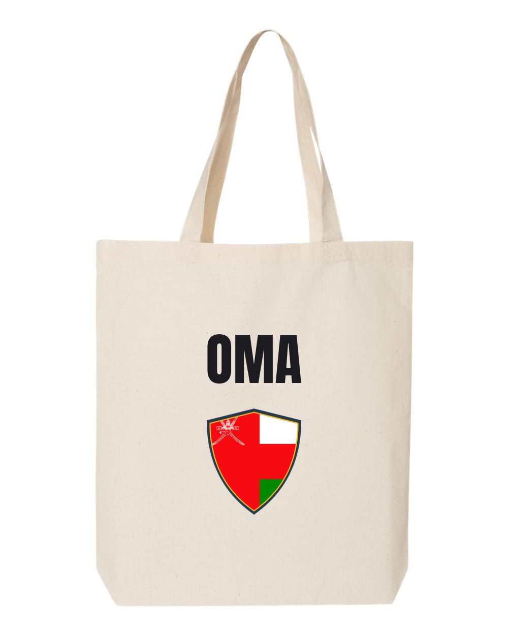 Oman Soccer Tote Bag — National Crest Badge | NYC Factory