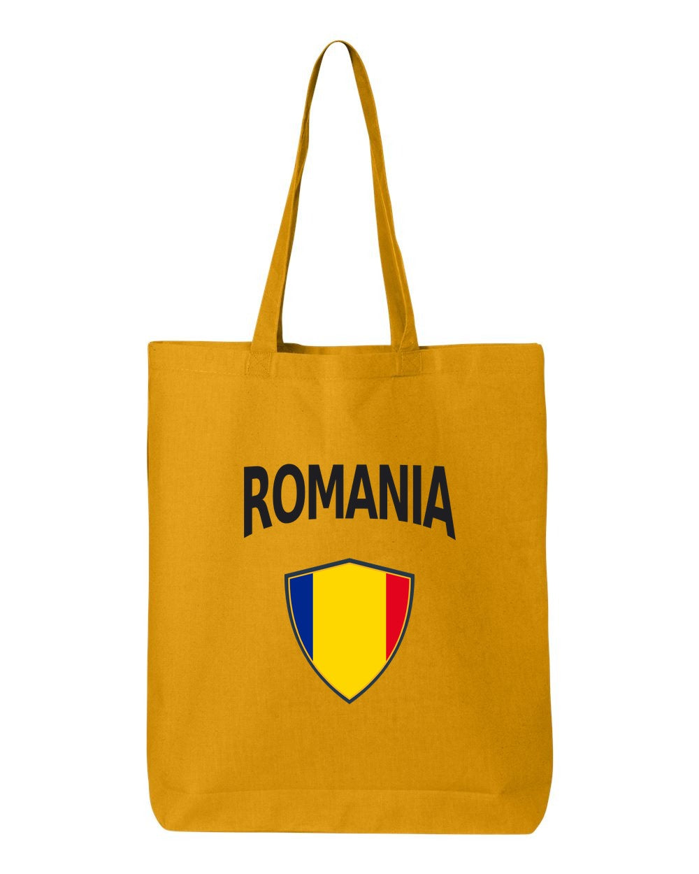 Romania Soccer Tote Bag — Arched National Crest | NYC Factory