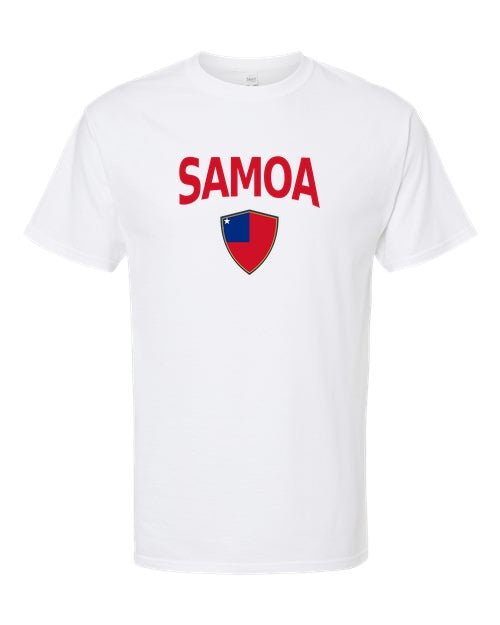 Samoa Arched Crest Soccer Tee — NYC Factory