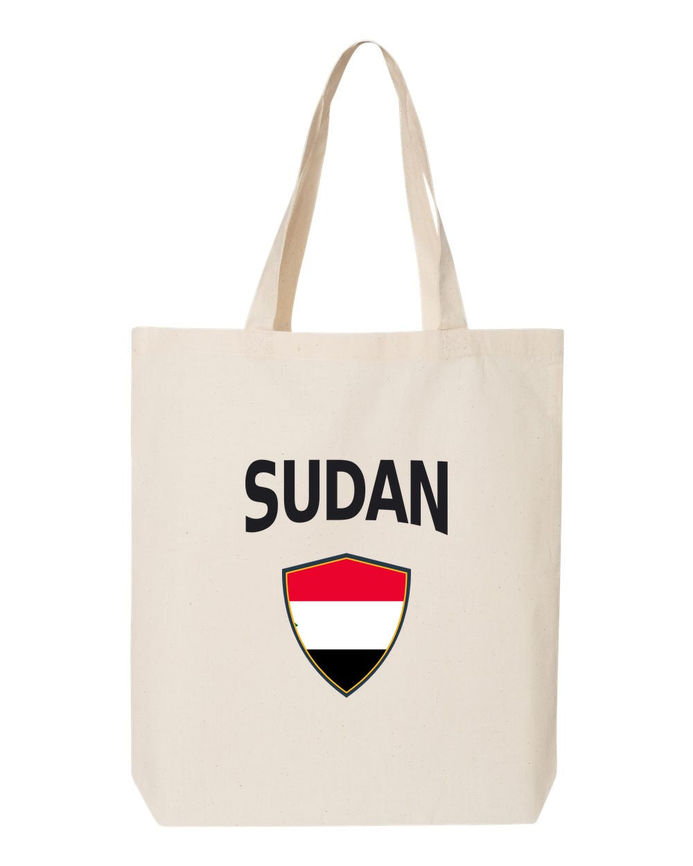 Sudan Soccer Tote Bag — Arched National Crest | NYC Factory