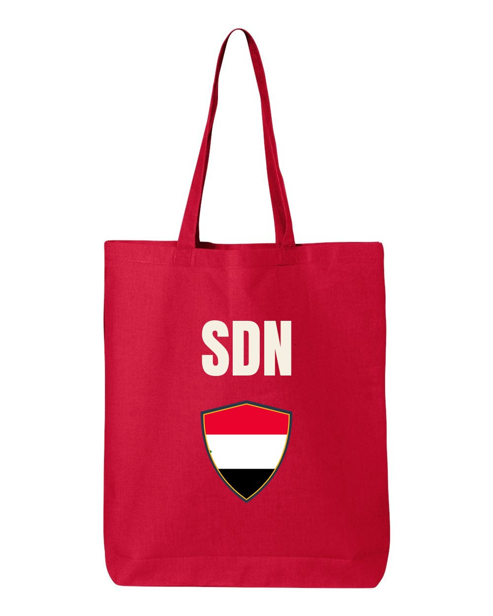 Sudan Soccer Tote Bag — National Crest Badge | NYC Factory