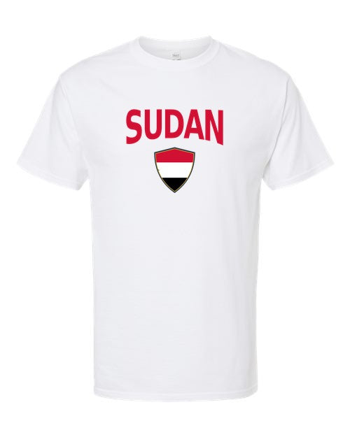 Sudan Arched Crest Soccer Tee — NYC Factory