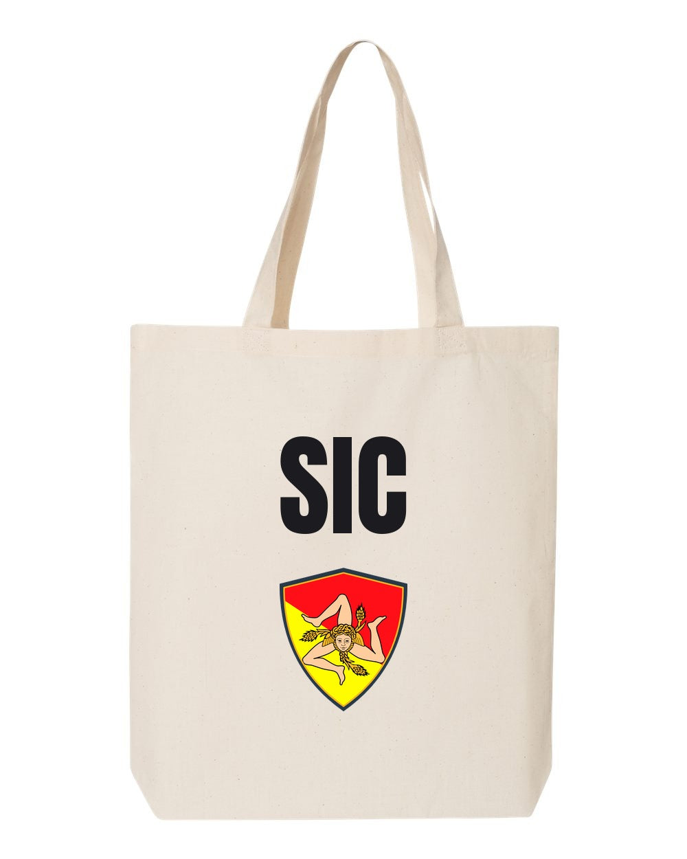 Sicily Soccer Tote Bag — National Crest Badge | NYC Factory