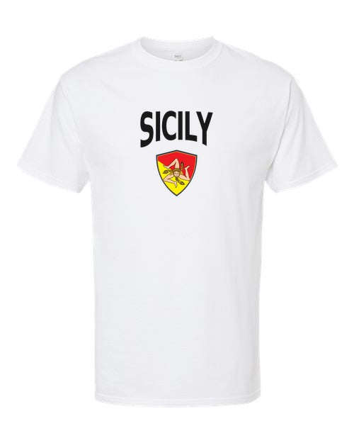 Sicily Arched Crest Soccer Tee — NYC Factory