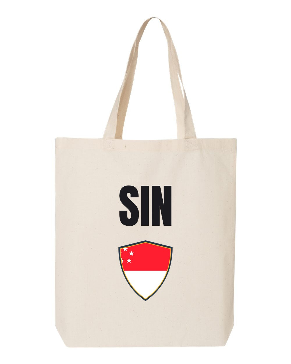 Singapore Soccer Tote Bag — National Crest Badge | NYC Factory
