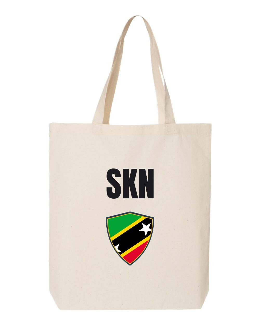 Saint Kitts And Nevis Soccer Tote Bag — National Crest Badge | NYC Factory