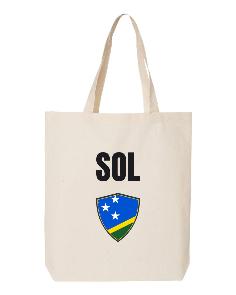 Solomon Islands Soccer Tote Bag — National Crest Badge | NYC Factory