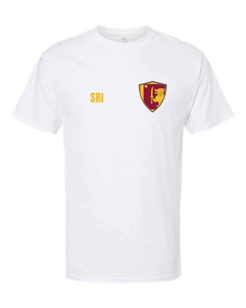 Sri Lanka Soccer Tee — Retro National Crest | NYC Factory