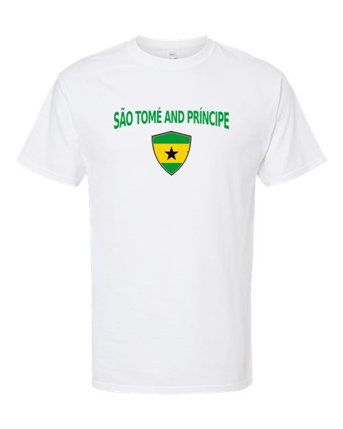 São Tomé And Príncipe Arched Crest Soccer Tee — NYC Factory