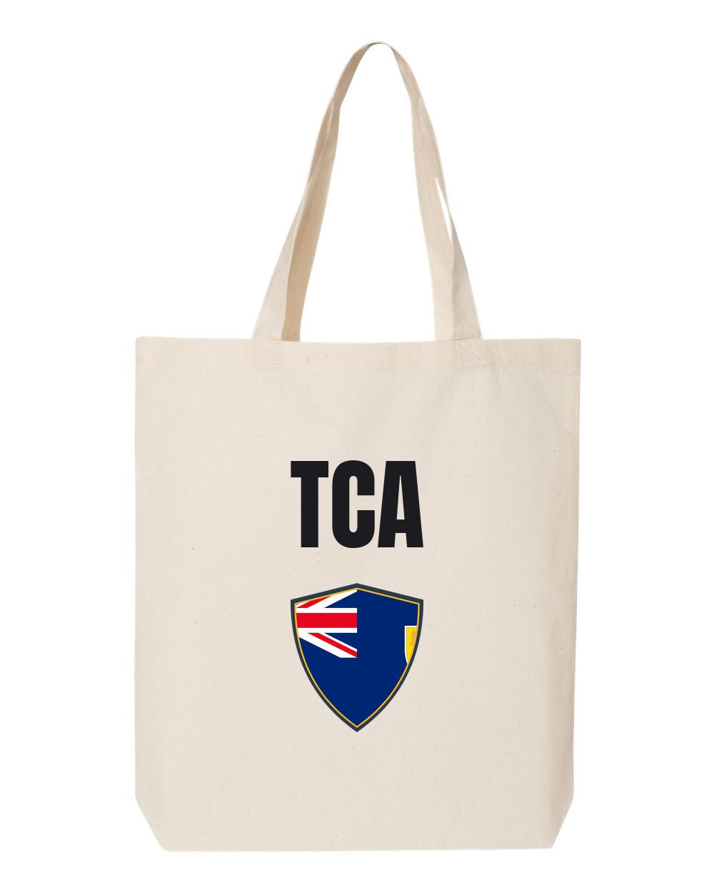 Turks And Caicos Soccer Tote Bag — National Crest Badge | NYC Factory