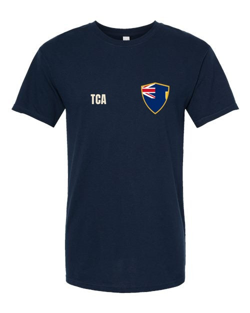 Turks And Caicos Soccer Tee — Retro National Crest | NYC Factory