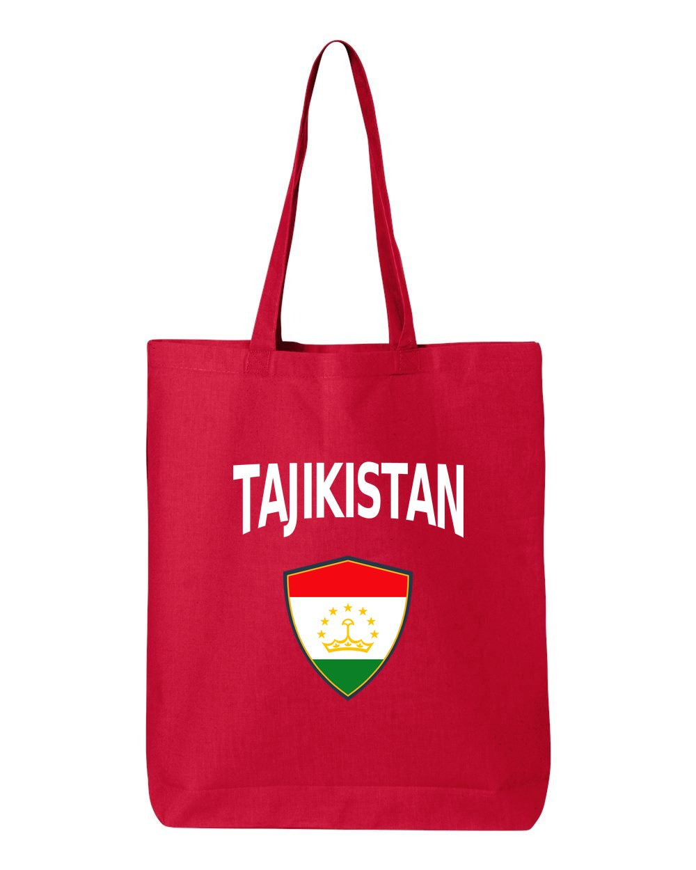 Tajikistan Soccer Tote Bag — Arched National Crest | NYC Factory