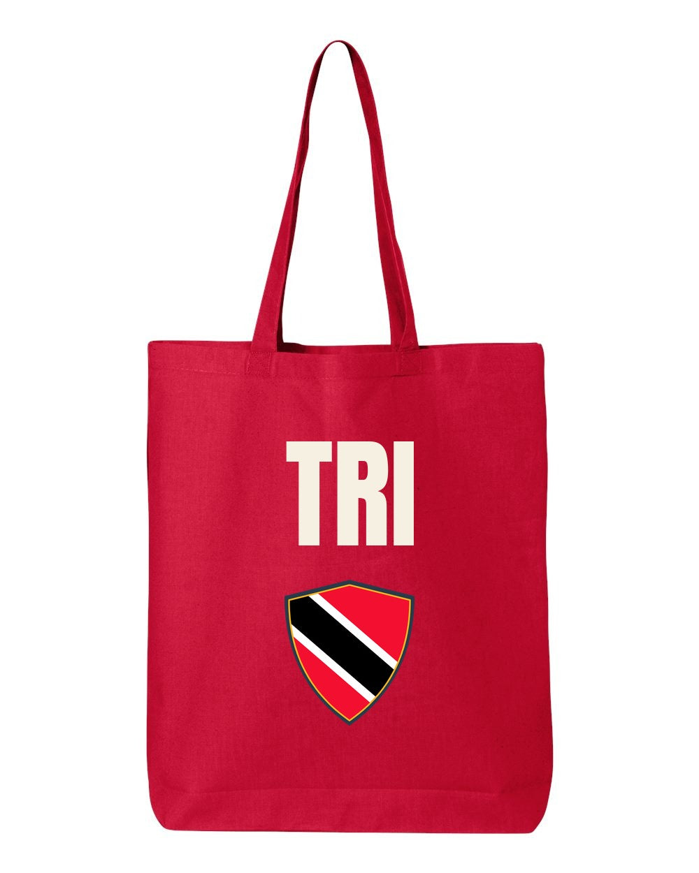 Trinidad And Tobago Soccer Tote Bag — National Crest Badge | NYC Factory