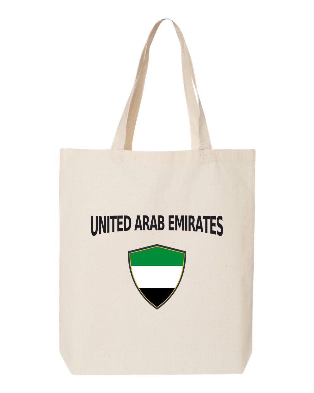 United Arab Emirates Soccer Tote Bag — Arched National Crest | NYC Factory