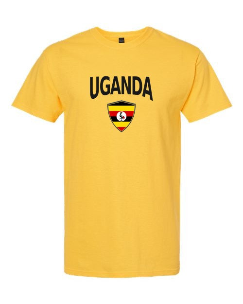 Uganda Arched Crest Soccer Tee — NYC Factory