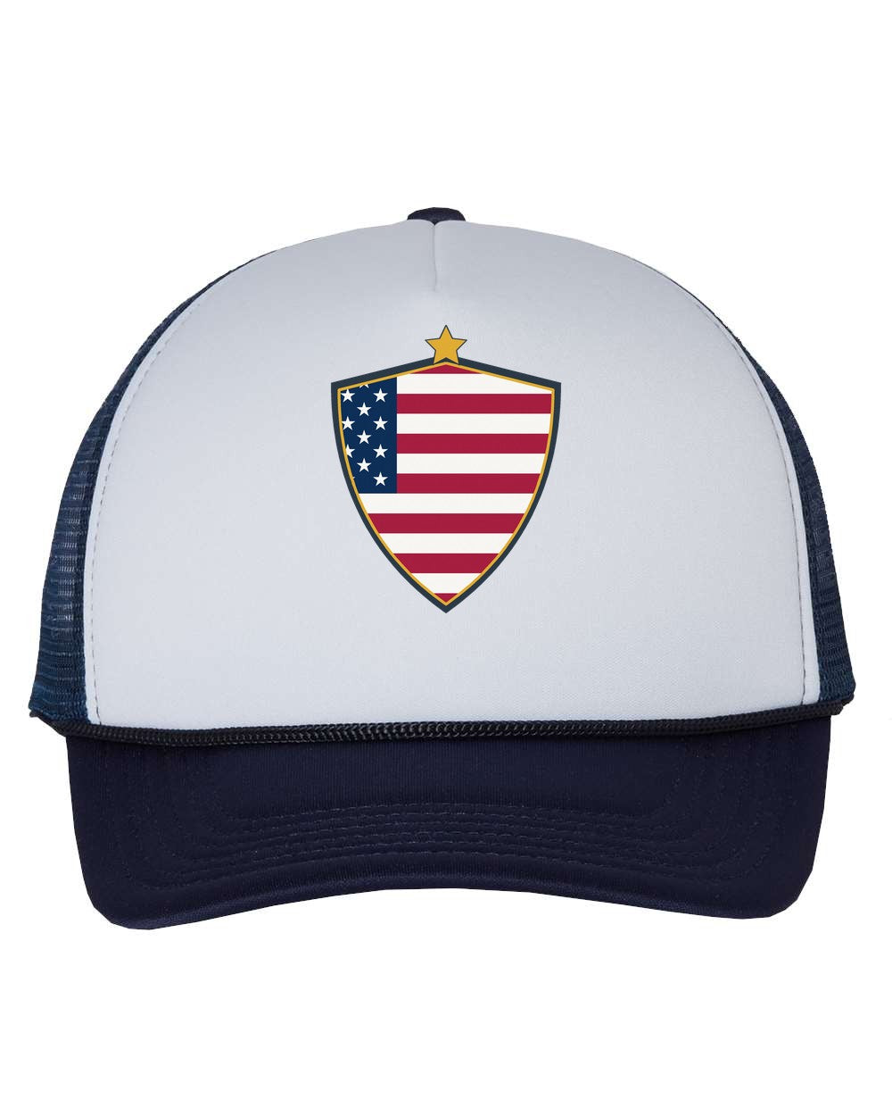 White / Navy