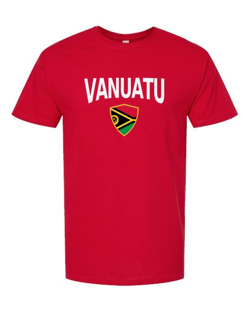 Vanuatu Arched Crest Soccer Tee — NYC Factory