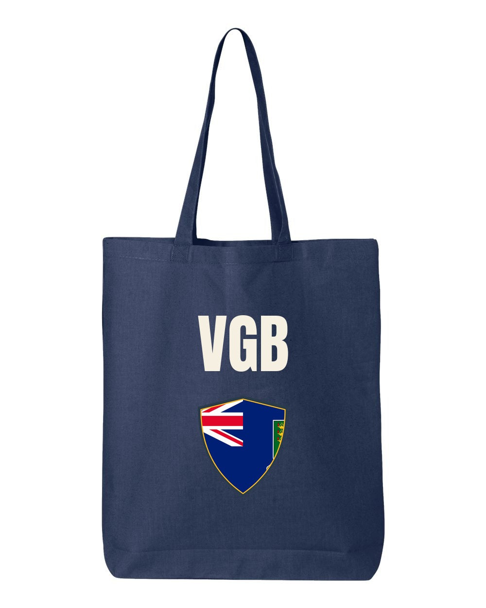 British Virgin Islands Soccer Tote Bag — National Crest Badge | NYC Factory
