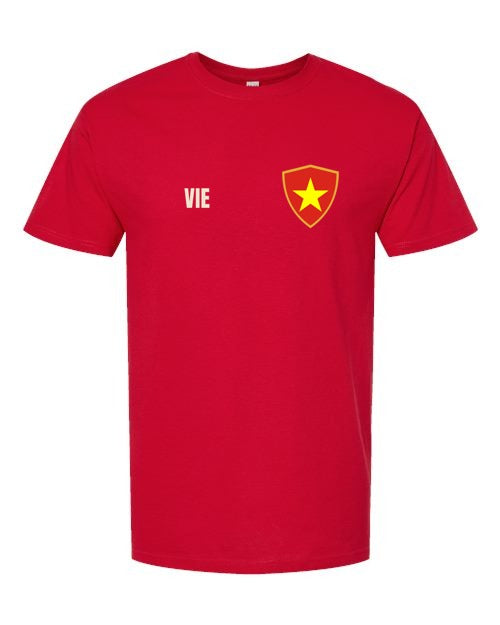 Vietnam Soccer Tee — Retro National Crest | NYC Factory