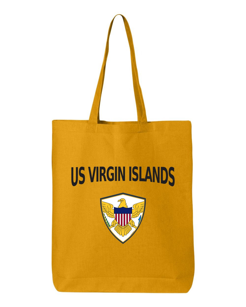 Us Virgin Islands Soccer Tote Bag — Arched National Crest | NYC Factory