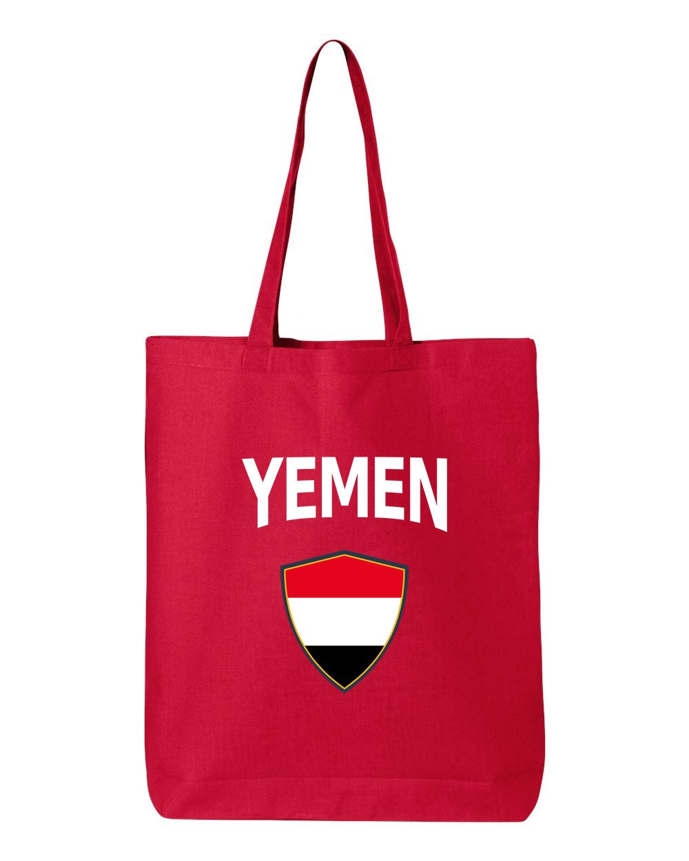 Yemen Soccer Tote Bag — Arched National Crest | NYC Factory