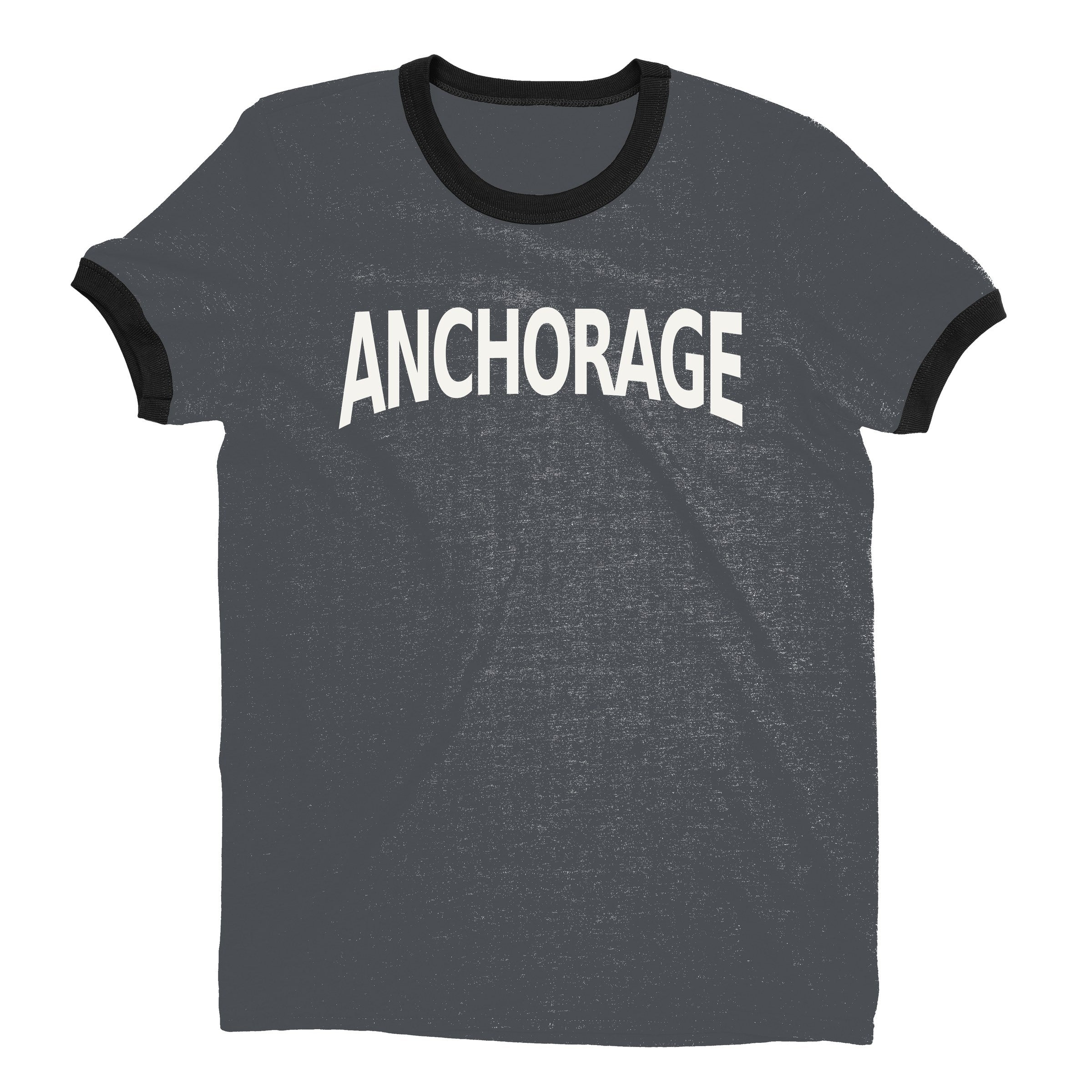 Anchorage Ringer Tee — Dark Heather