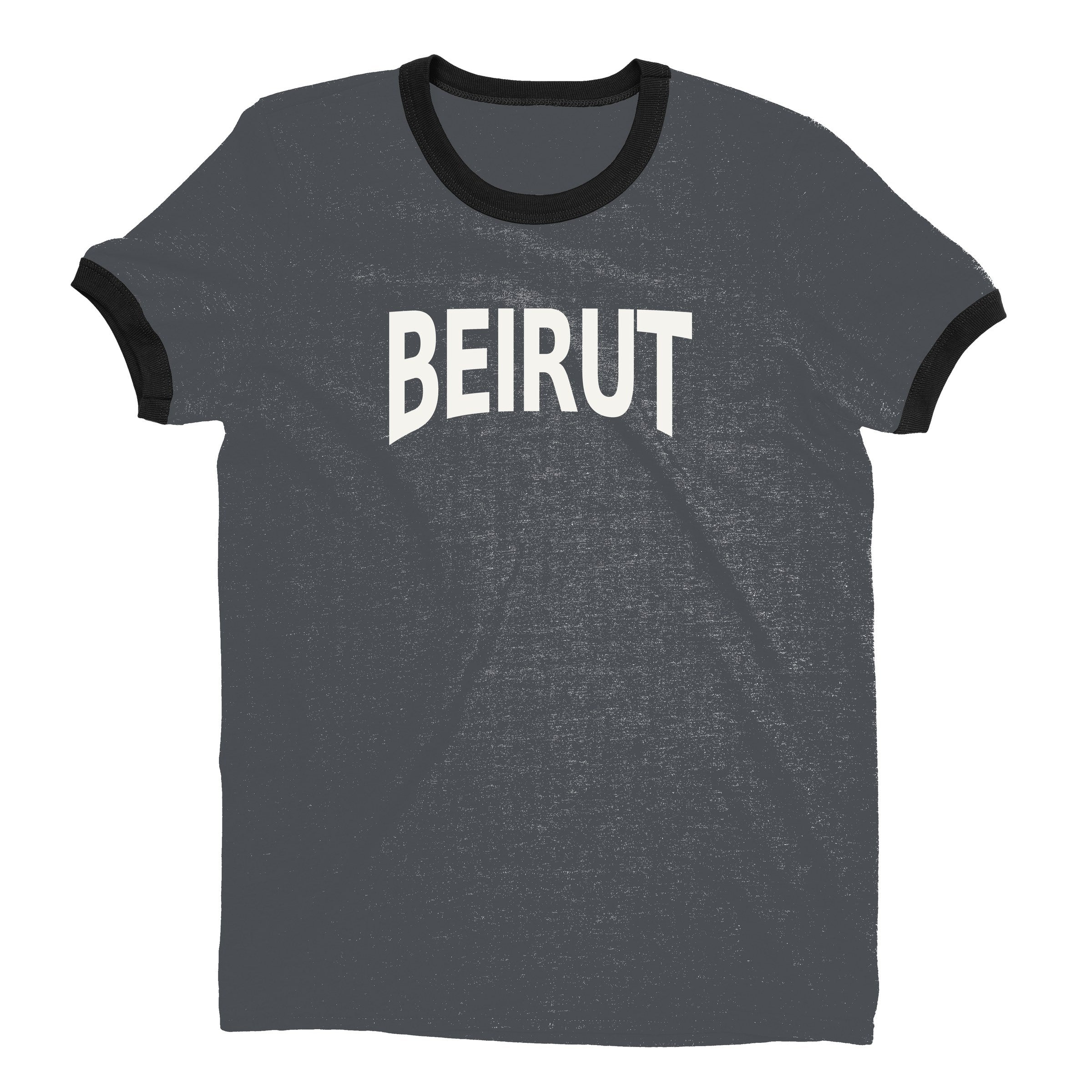 Beirut Ringer Tee — Dark Heather