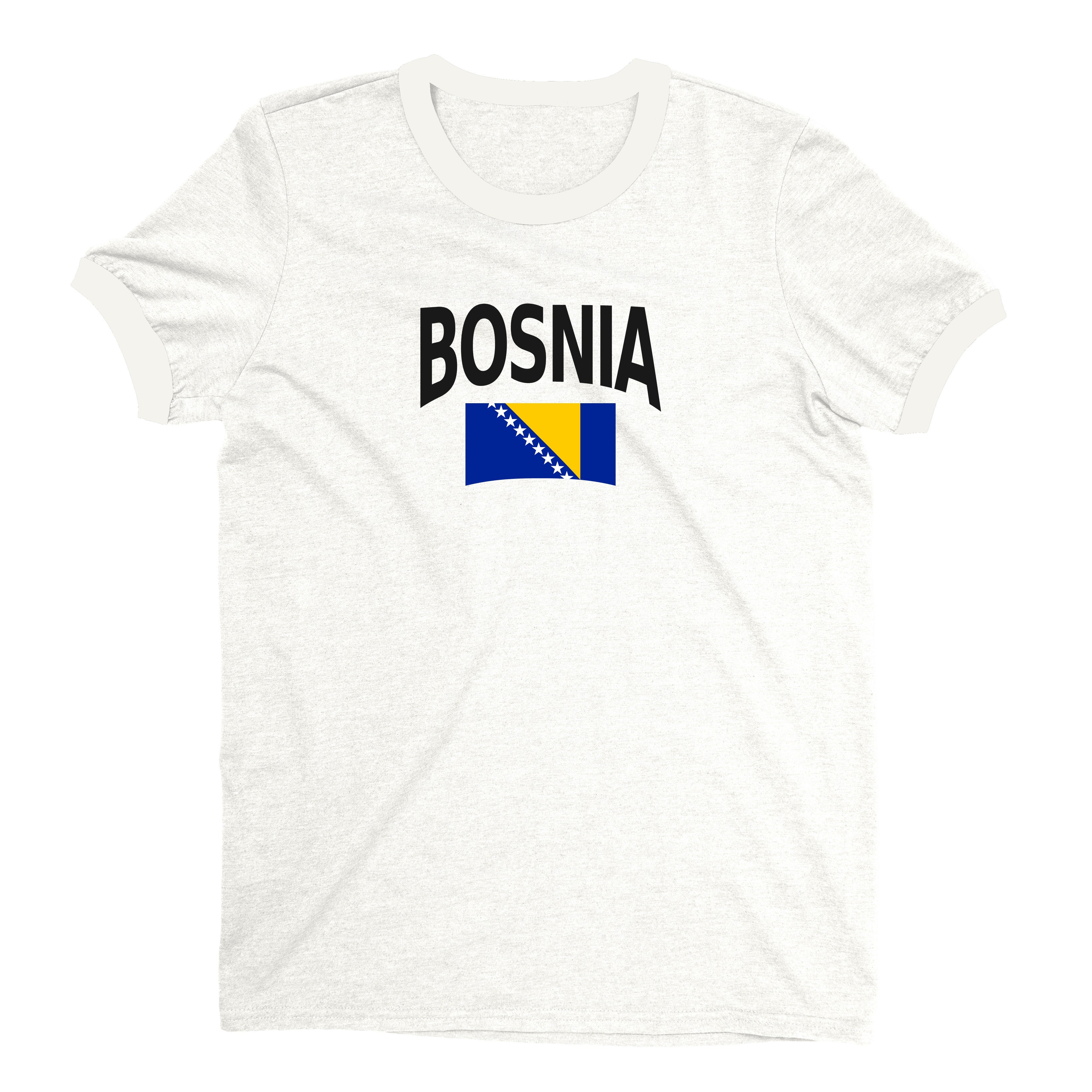 Bosnia and Herzegovina World Cup Plain Tee Unisex T-Shirt -- NYC Factory