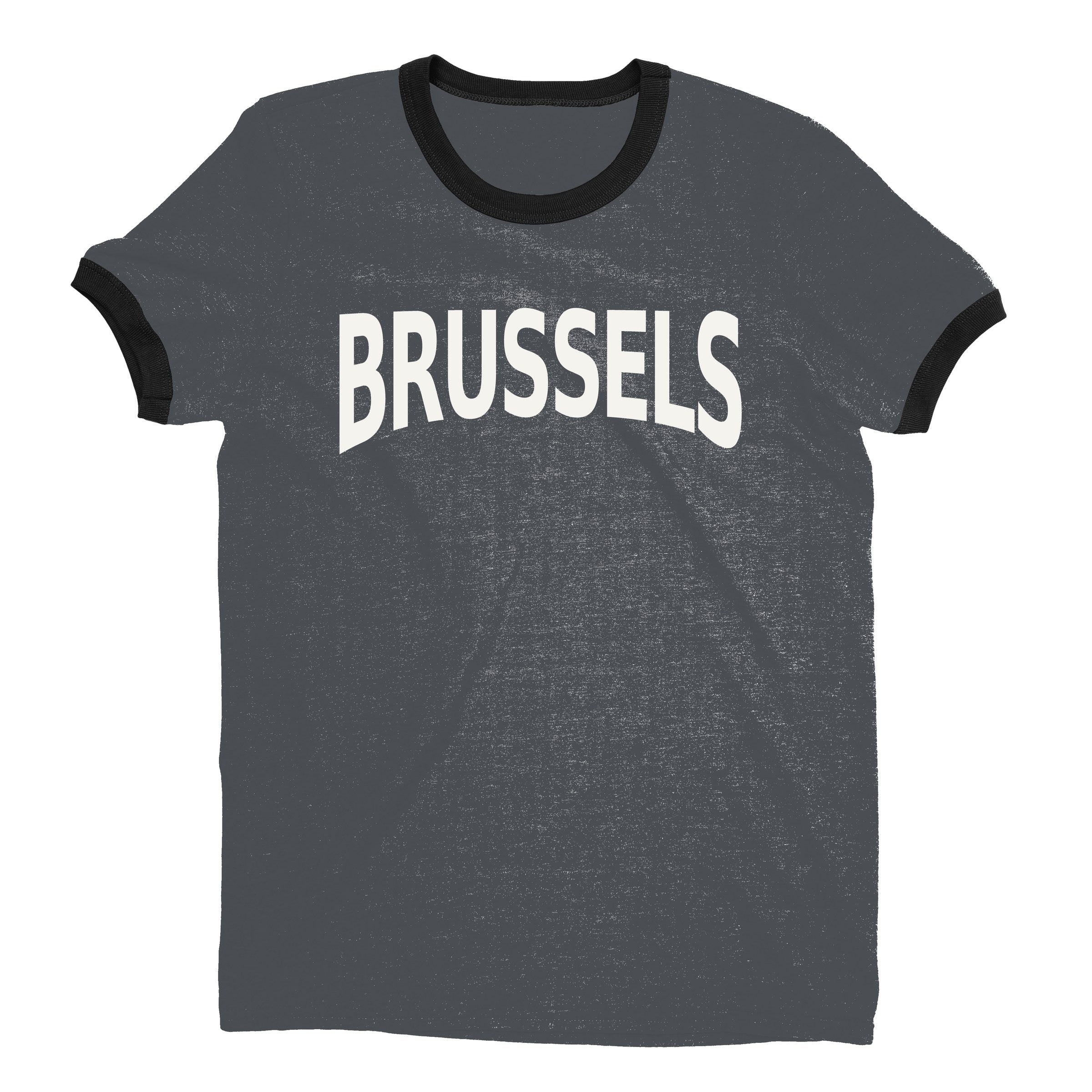 Brussels Ringer Tee — Dark Heather