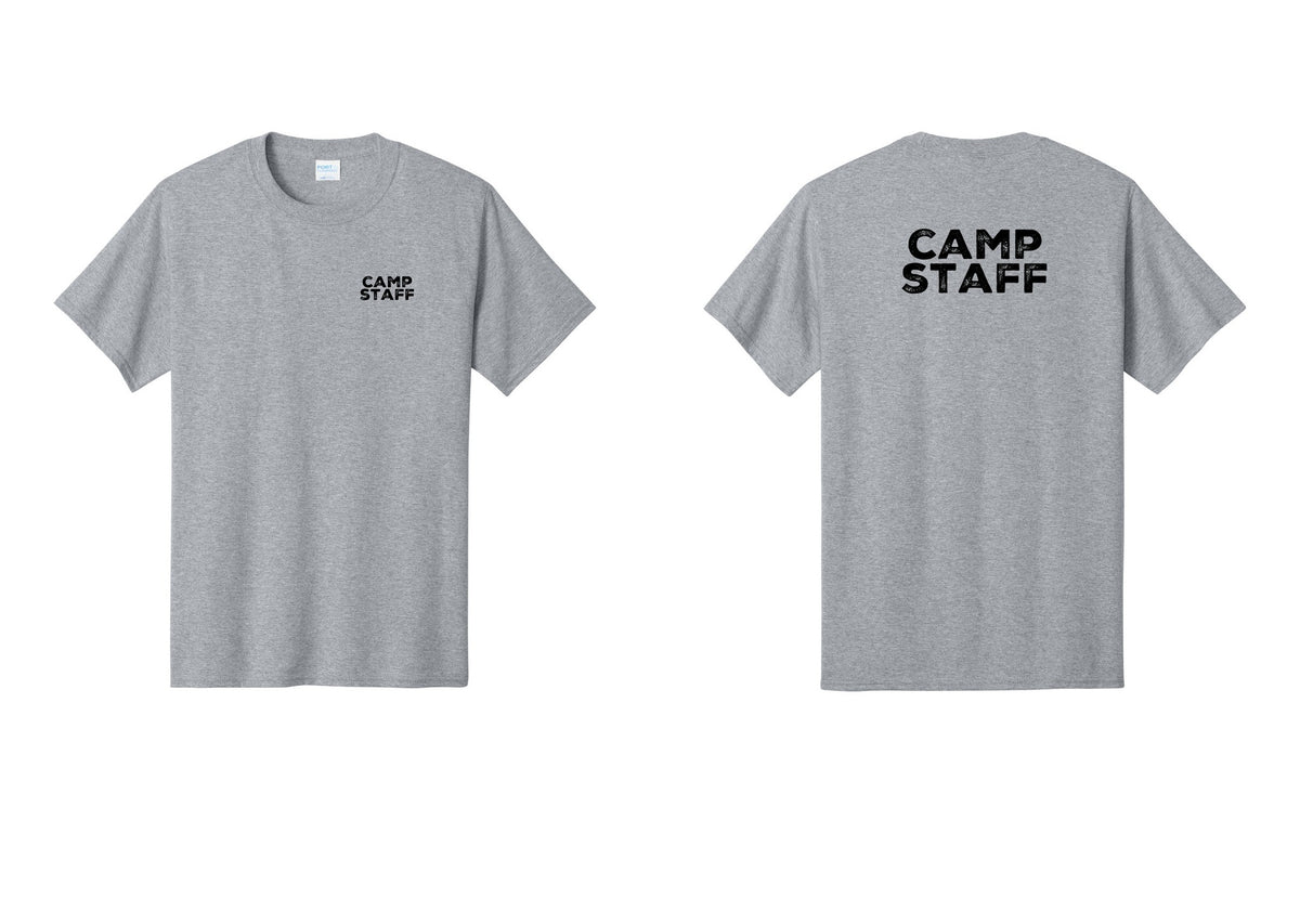 NYC Factory Camp Staff T-Shirt - Chest + Back - Athletic Heather