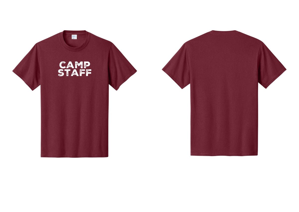 NYC Factory Camp Staff T-Shirt - Front Only - Cardinal
