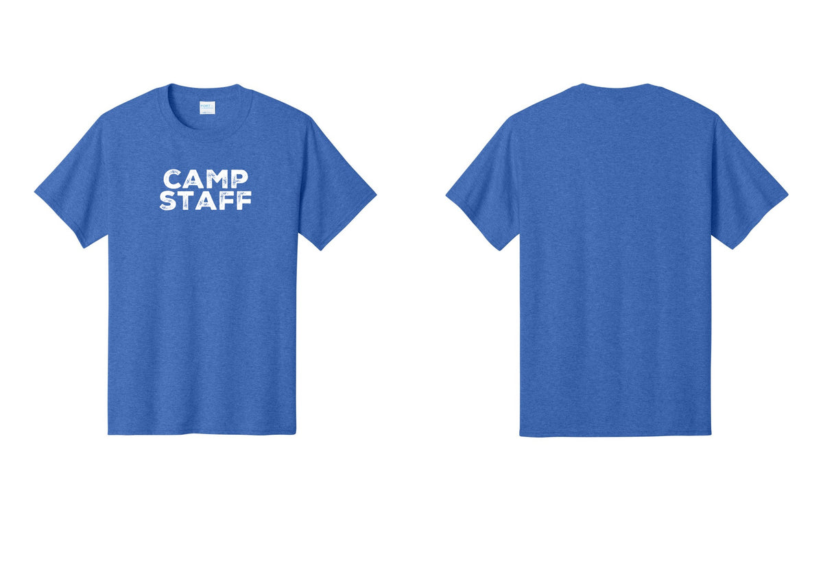NYC Factory Camp Staff T-Shirt - Front Only - Heather Royal