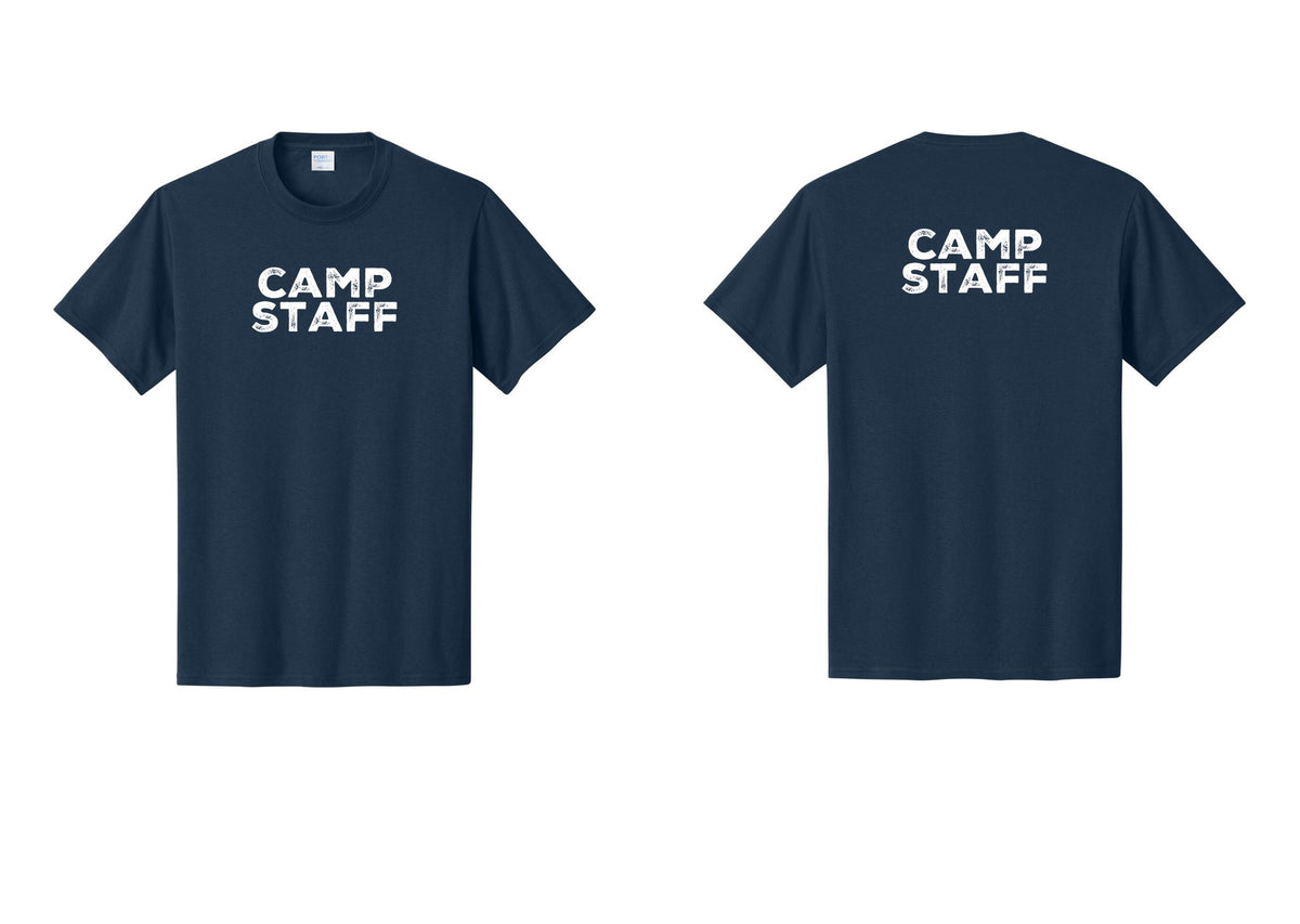 NYC Factory Camp Staff T-Shirt - Front + Back - Navy