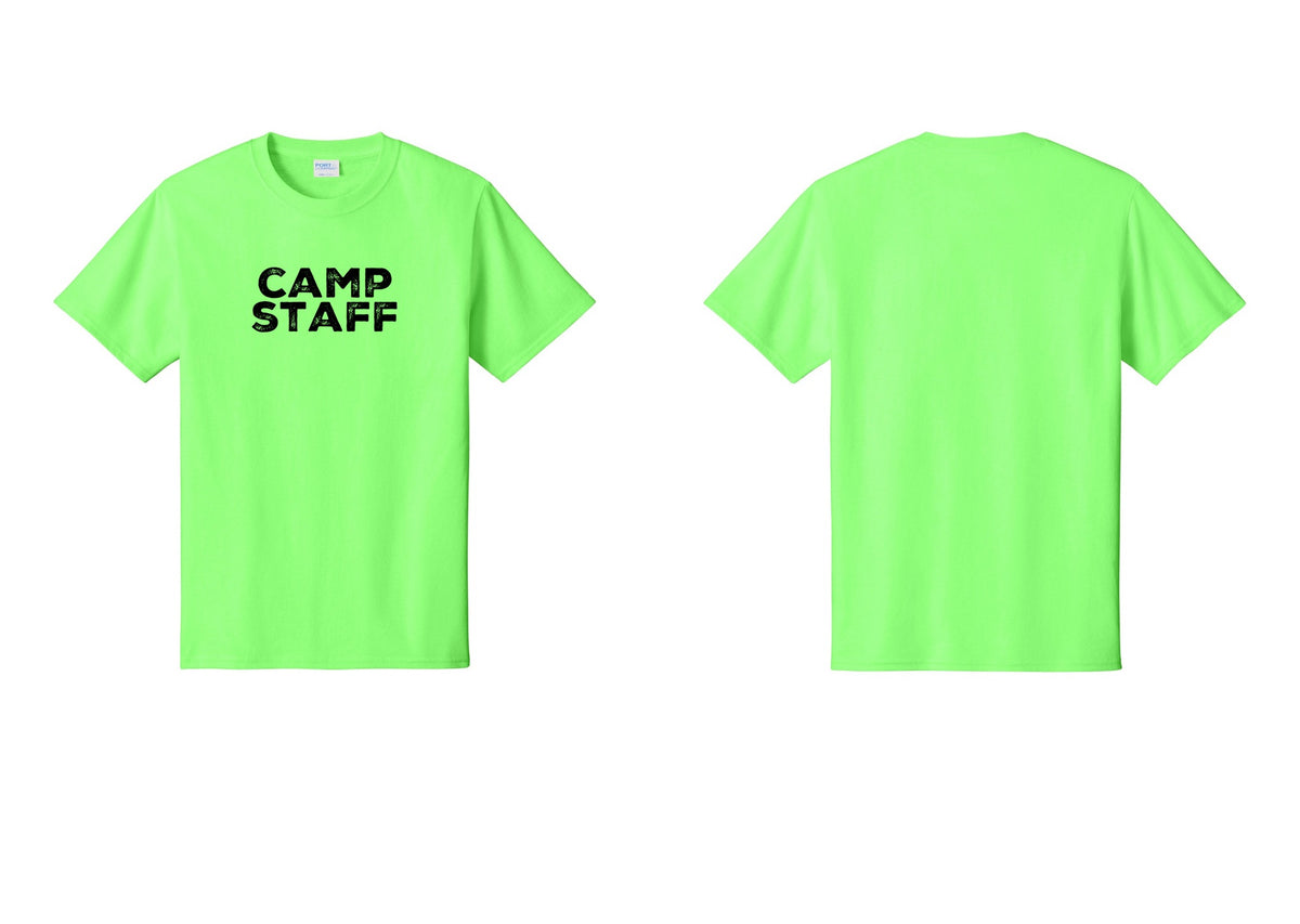 NYC Factory Camp Staff T-Shirt - Front Only - Neon Green