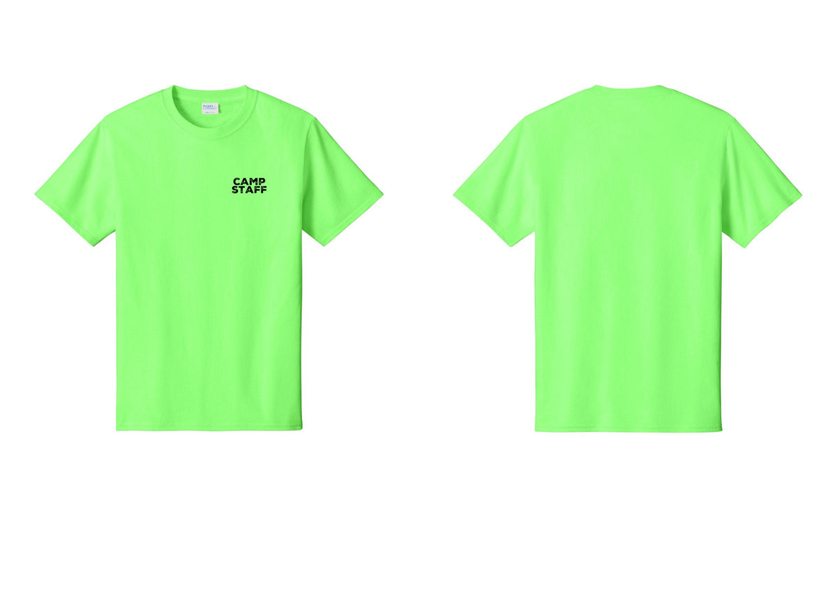 NYC Factory Camp Staff T-Shirt - Chest Only - Neon Green