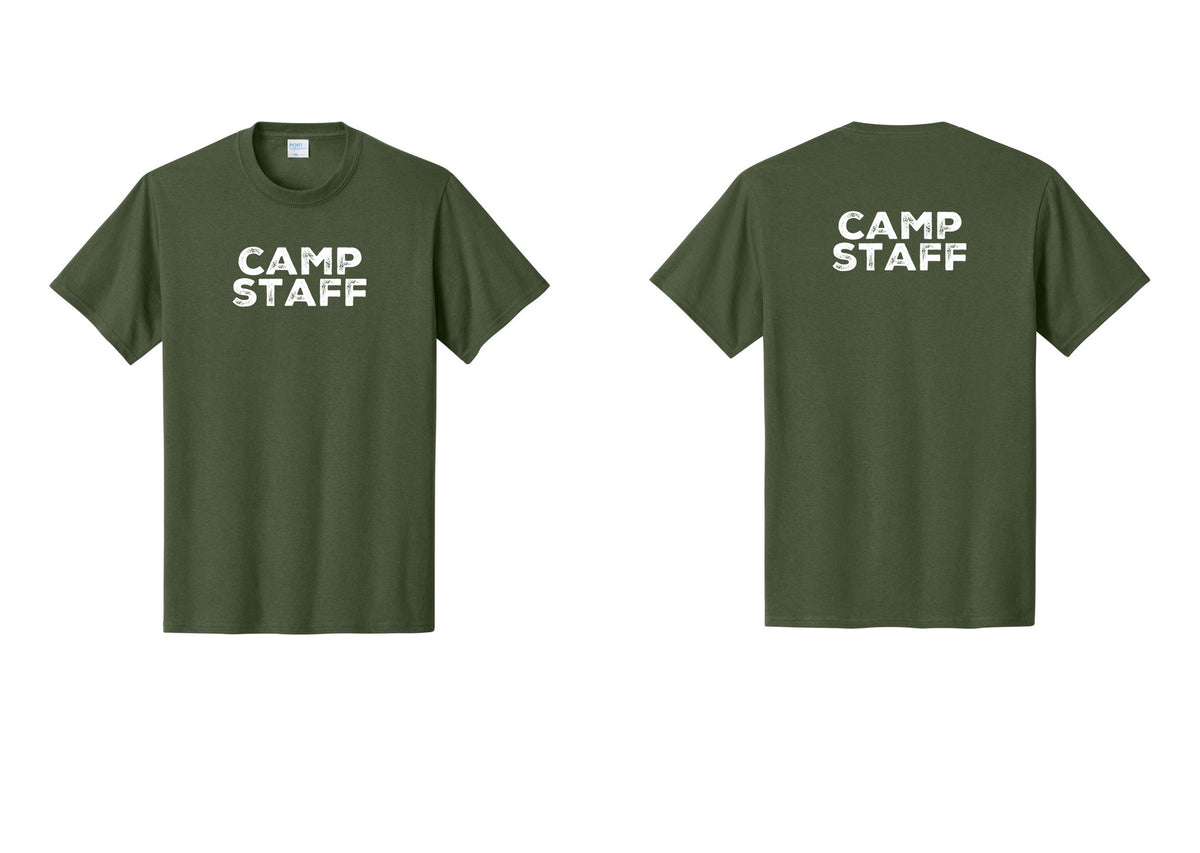 NYC Factory Camp Staff T-Shirt - Front + Back - Olive