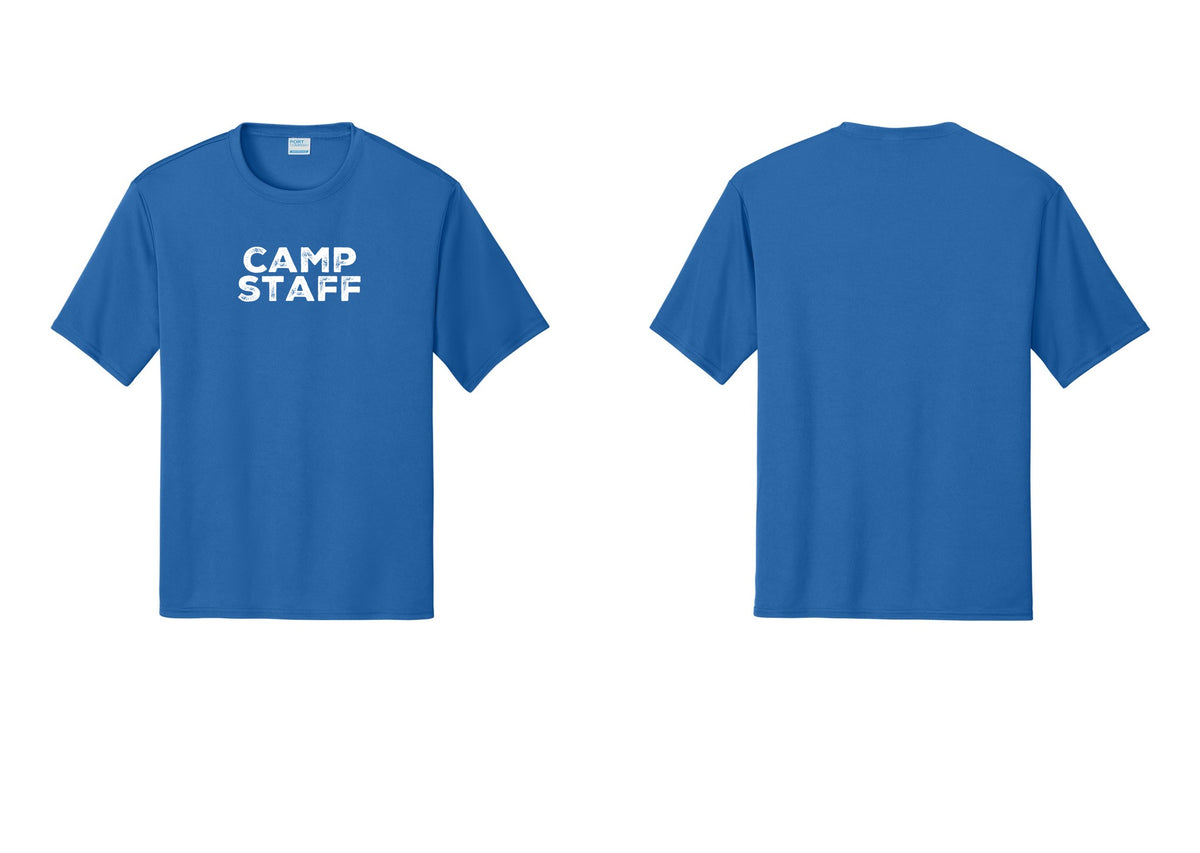 NYC Factory Camp Staff Performance T-Shirt (Rustic) - Front Only - Royal