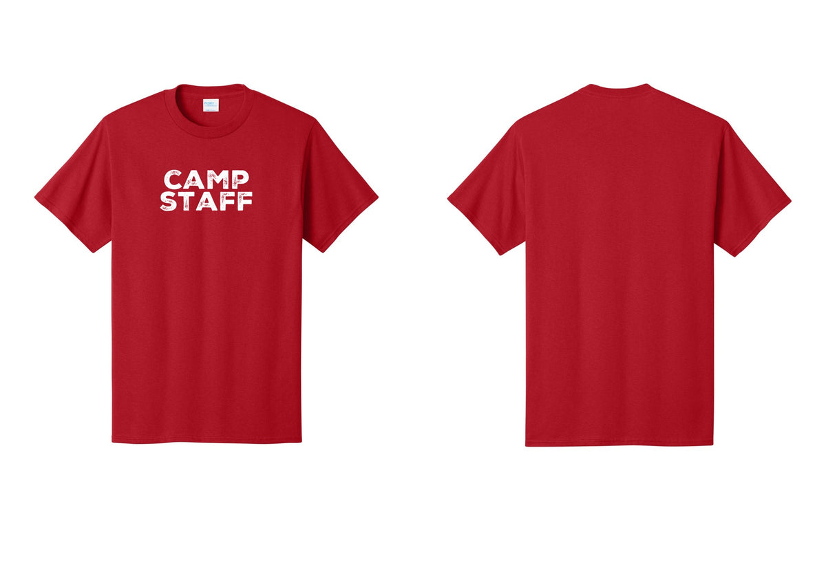 NYC Factory Camp Staff T-Shirt - Front Only - Red