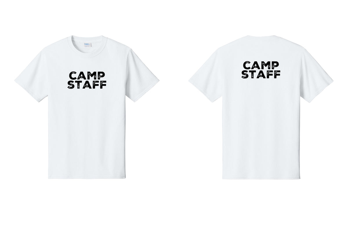 NYC Factory Camp Staff T-Shirt - Front + Back - White