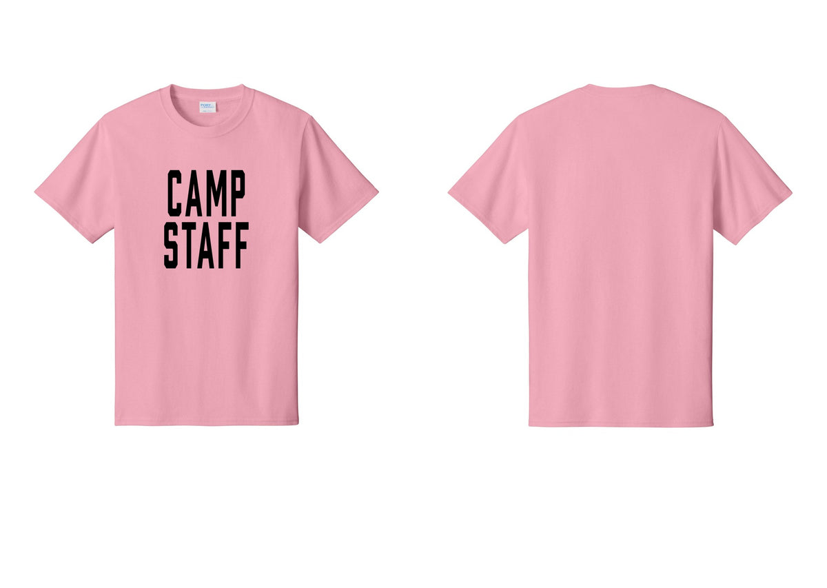 NYC Factory Unisex Camp Staff Classic T-Shirt - Front Only - Candy Pink