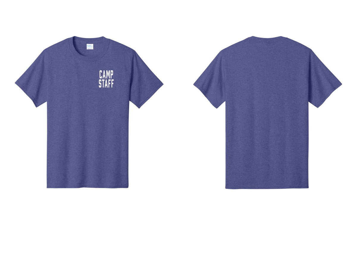 NYC Factory Unisex Camp Staff Classic T-Shirt - Chest Only - Heather Purple