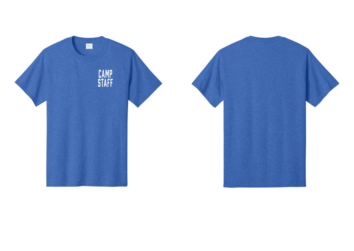 NYC Factory Unisex Camp Staff Classic T-Shirt - Chest Only - Heather Royal