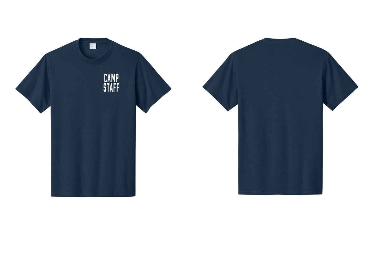 NYC Factory Unisex Camp Staff Classic T-Shirt - Chest Only - Navy