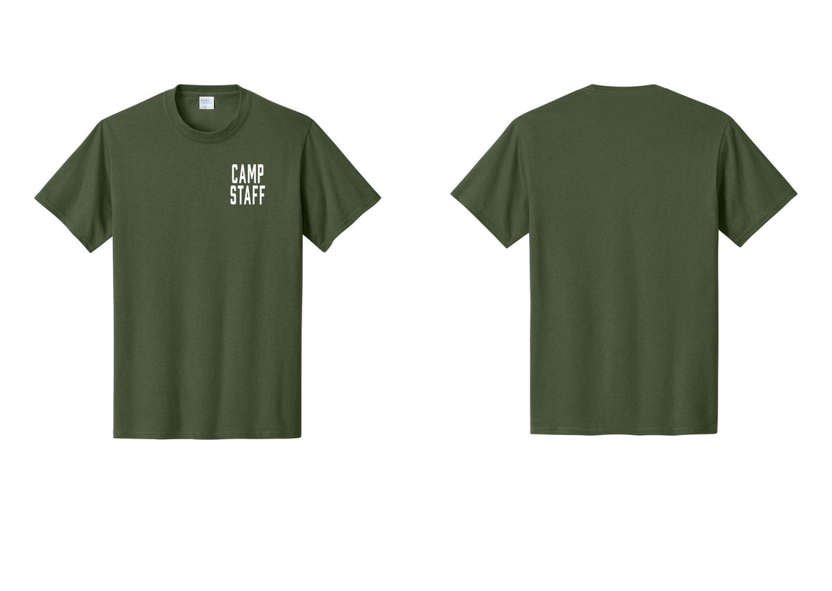 NYC Factory Unisex Camp Staff Classic T-Shirt - Chest Only - Olive