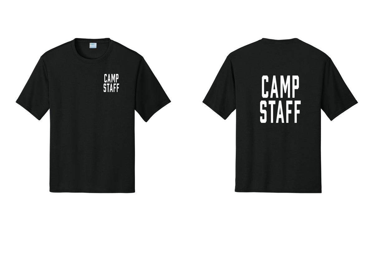 NYC Factory Camp Staff Performance T-Shirt (Classic) - Chest + Back - Black
