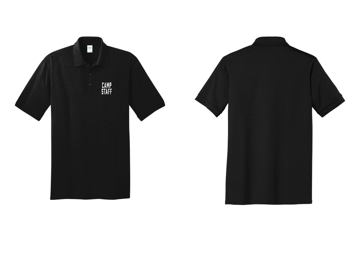 NYC Factory Camp Staff Polo Shirt (Classic) - Chest Only - Black