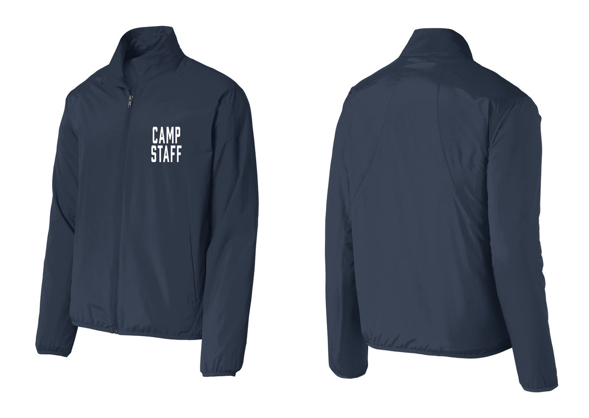 NYC Factory Camp Staff Windbreaker Full-Zip Jacket (Classic) - Chest Only - Dress Blue Navy